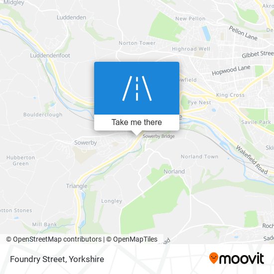Foundry Street map