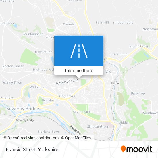 Francis Street map