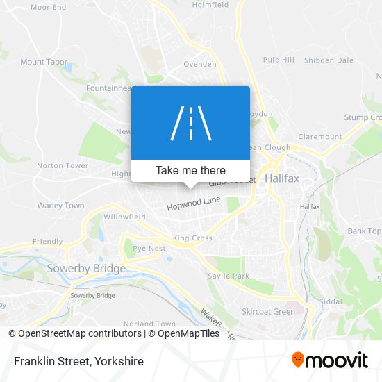 Franklin Street map