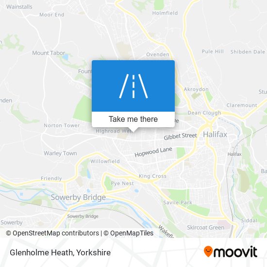 Glenholme Heath map