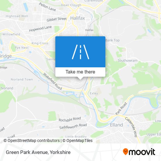 Green Park Avenue map