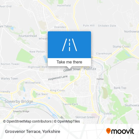 Grosvenor Terrace map