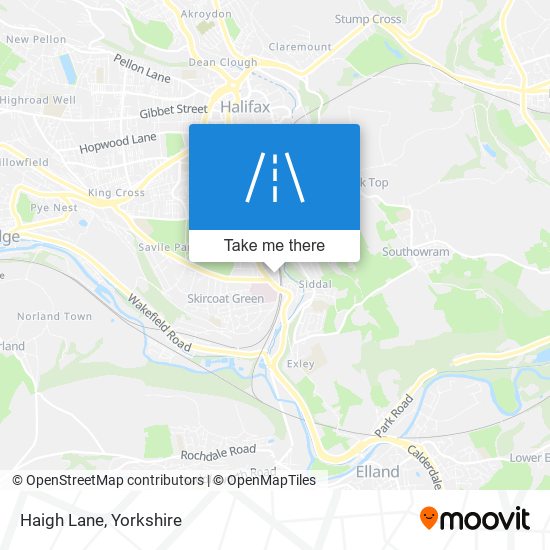 Haigh Lane map