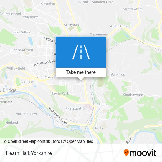 Heath Hall map