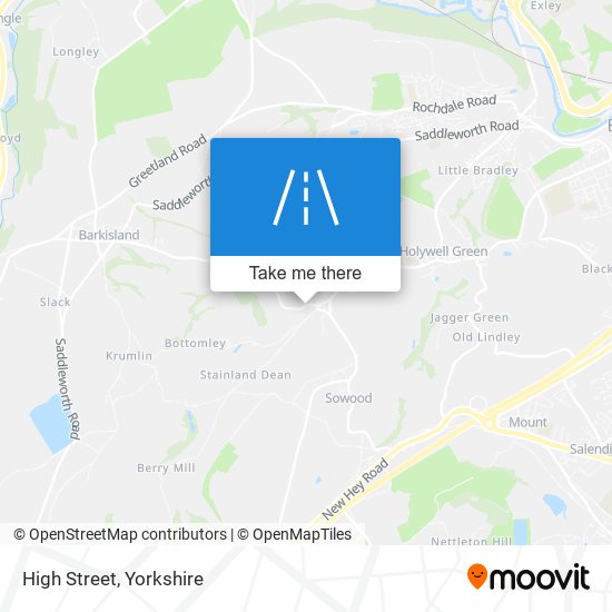 High Street map