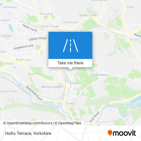 Holts Terrace map