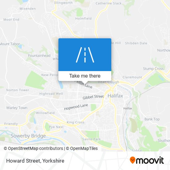 Howard Street map