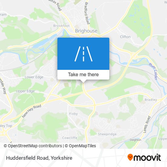 Huddersfield Road map