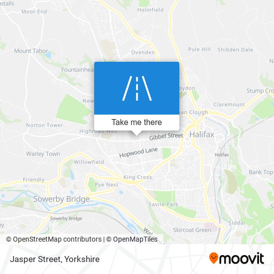 Jasper Street map