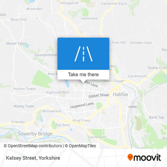 Kelsey Street map