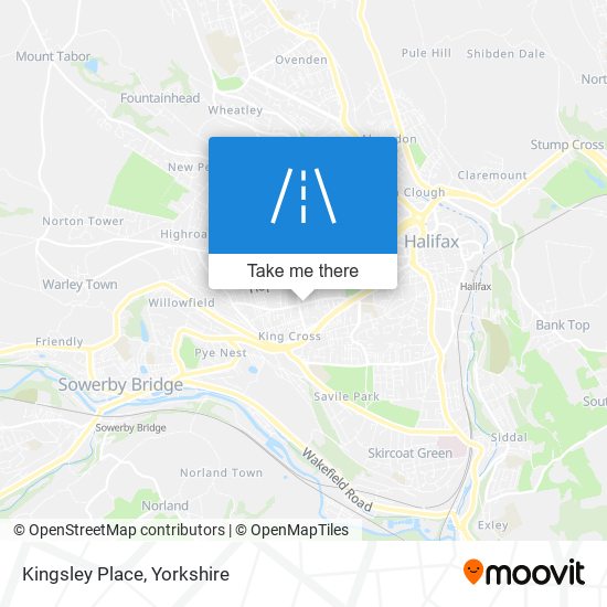 Kingsley Place map