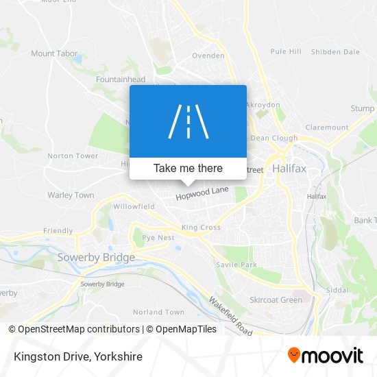 Kingston Drive map