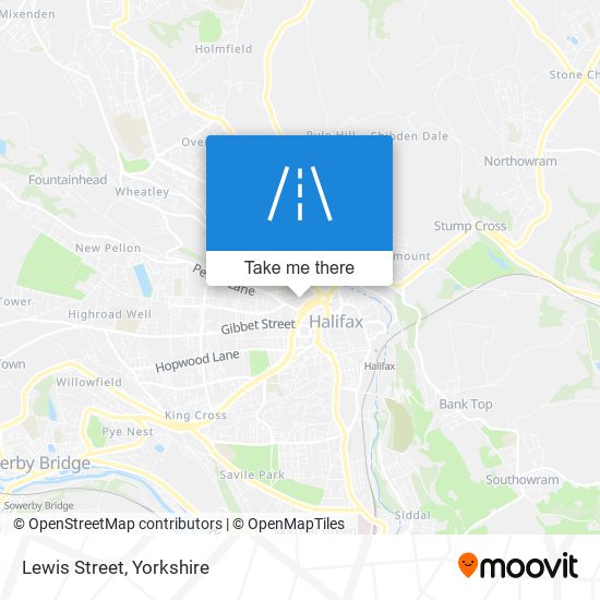 Lewis Street map