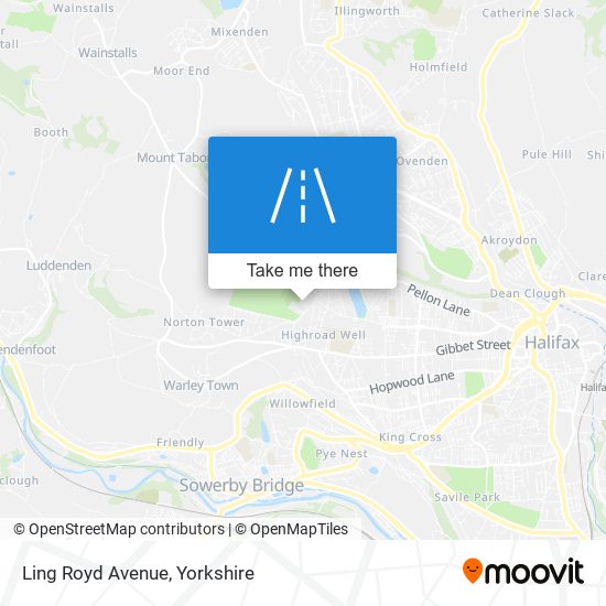 Ling Royd Avenue map