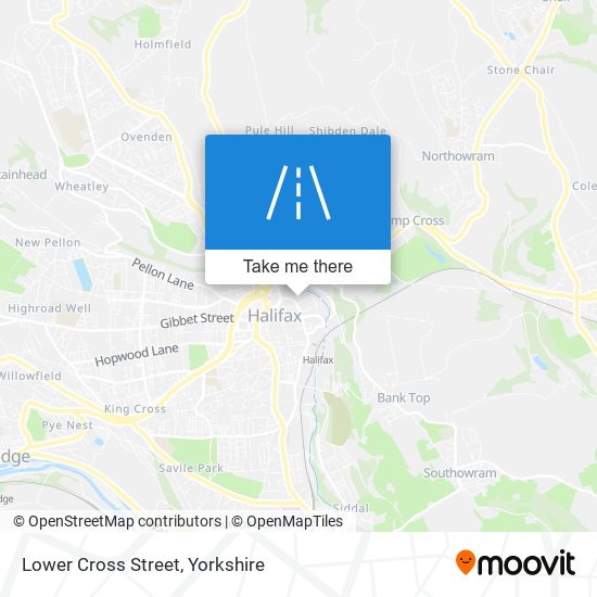 Lower Cross Street map
