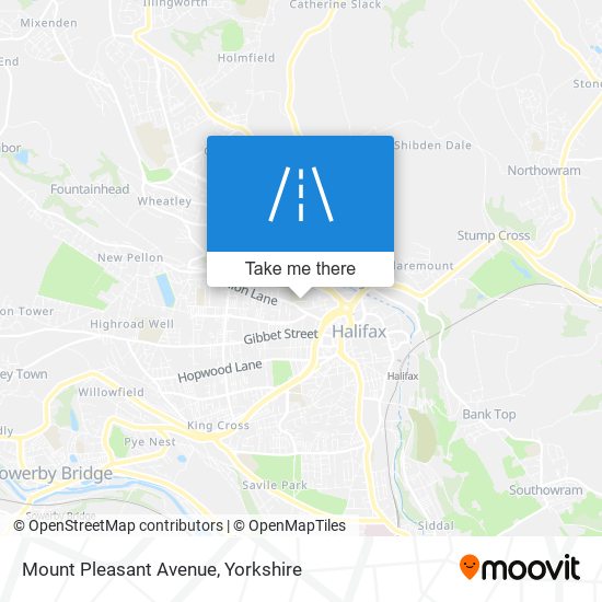 Mount Pleasant Avenue map