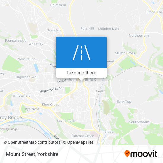 Mount Street map