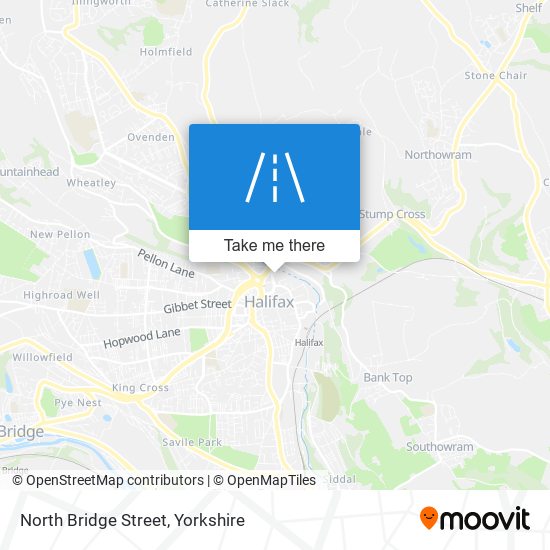 North Bridge Street map
