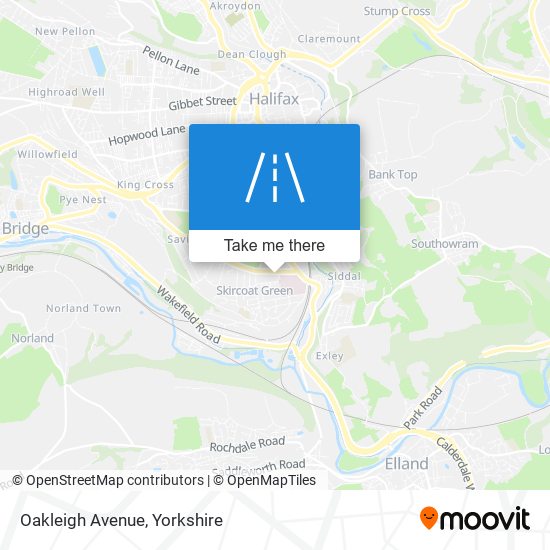 Oakleigh Avenue map