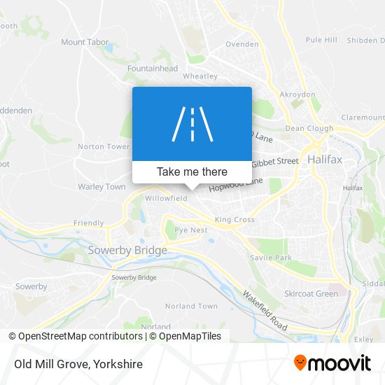 Old Mill Grove map