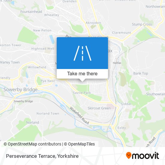 Perseverance Terrace map