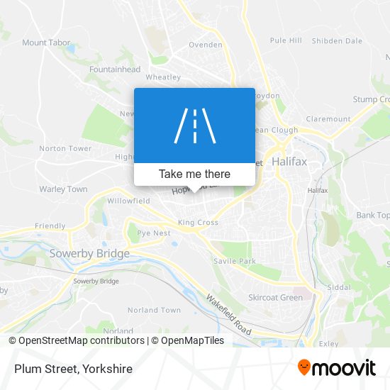 Plum Street map