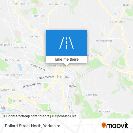 Pollard Street North map