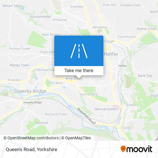 Queen's Road map