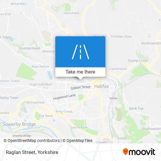 Raglan Street map