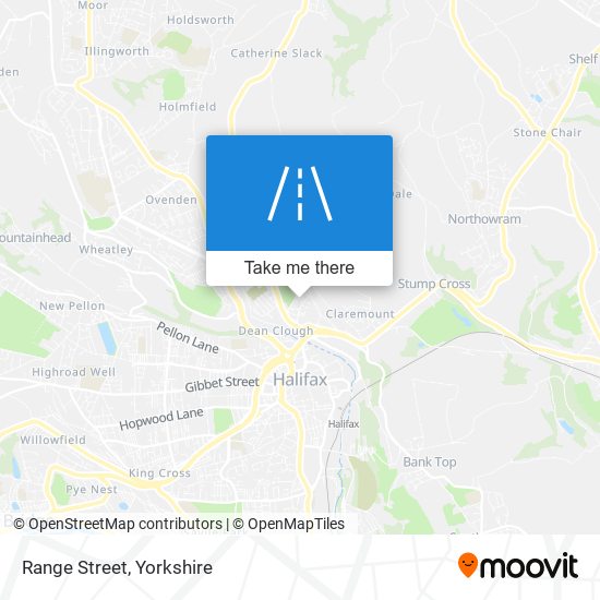 Range Street map