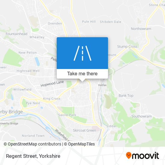 Regent Street map