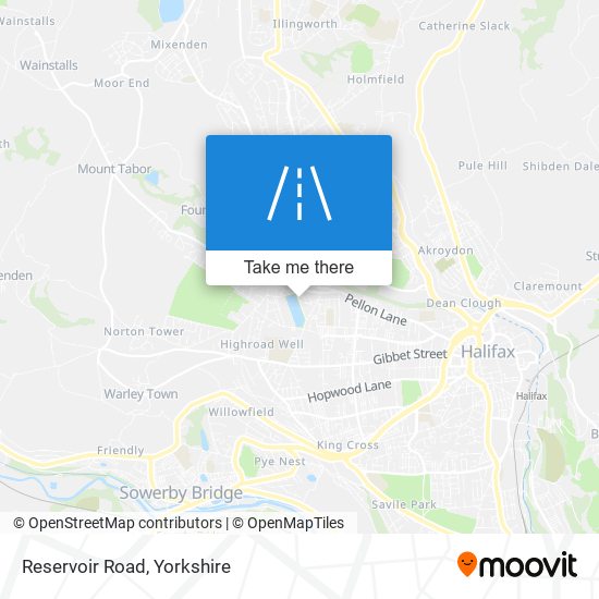Reservoir Road map