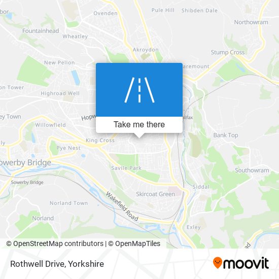 Rothwell Drive map
