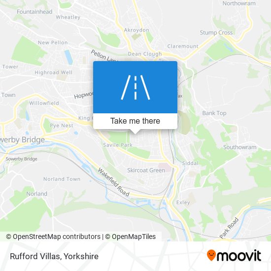 Rufford Villas map