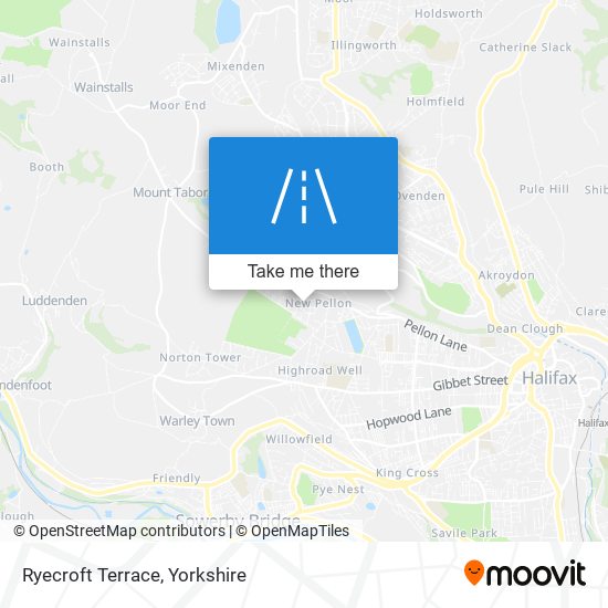Ryecroft Terrace map