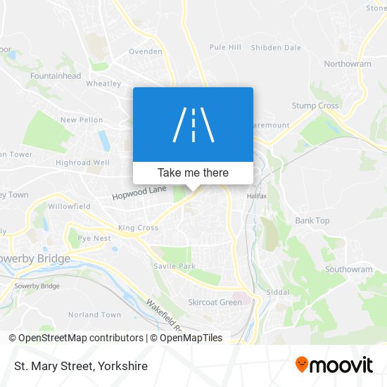 St. Mary Street map
