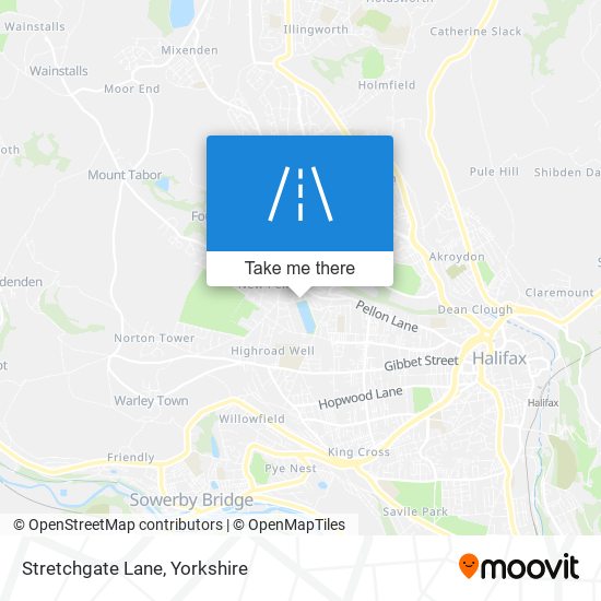 Stretchgate Lane map