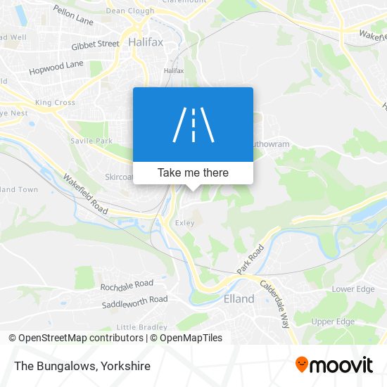 The Bungalows map