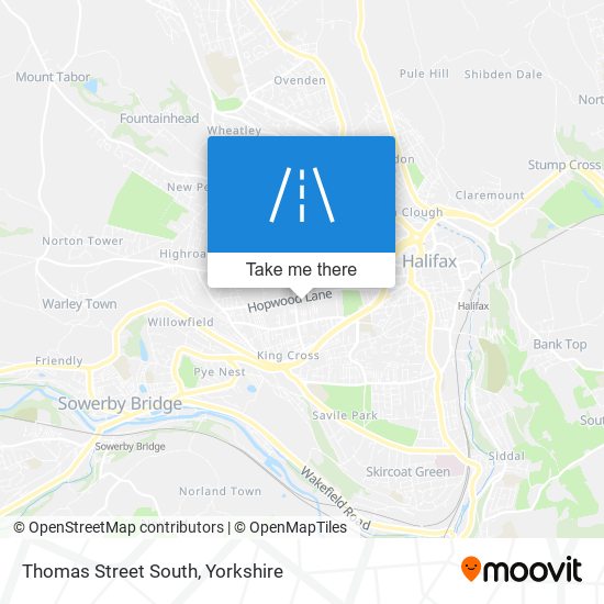 Thomas Street South map