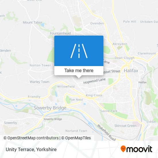 Unity Terrace map