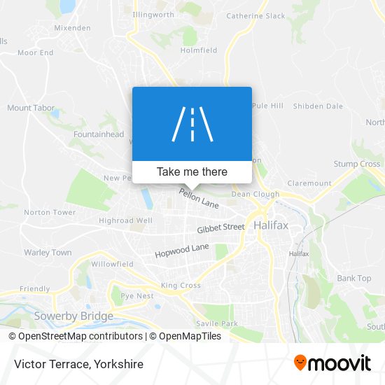 Victor Terrace map