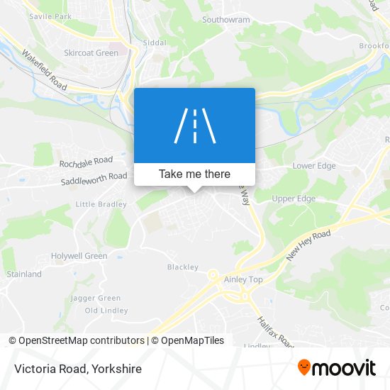 Victoria Road map