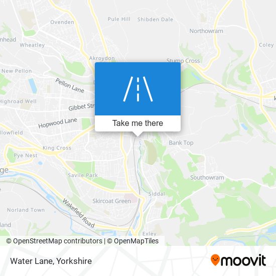 Water Lane map