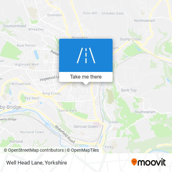 Well Head Lane map