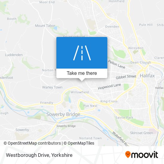 Westborough Drive map