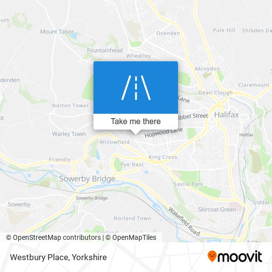 Westbury Place map