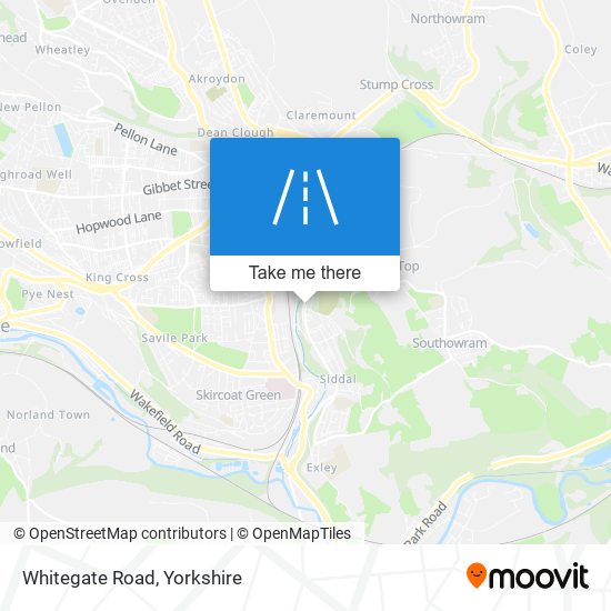 Whitegate Road map