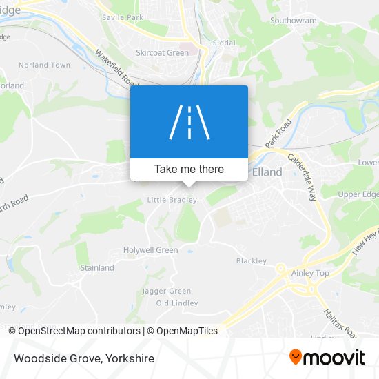 Woodside Grove map