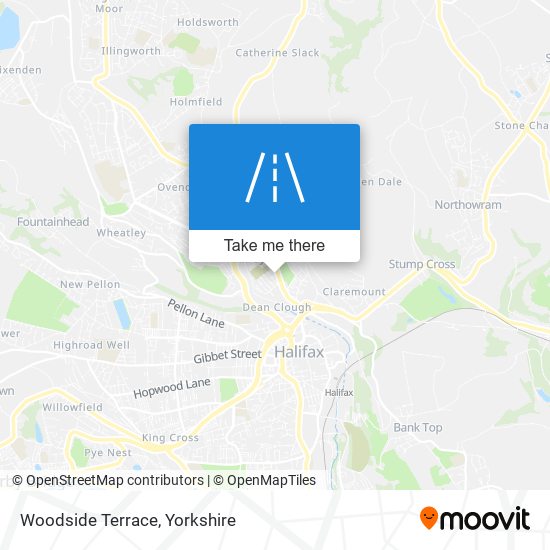 Woodside Terrace map