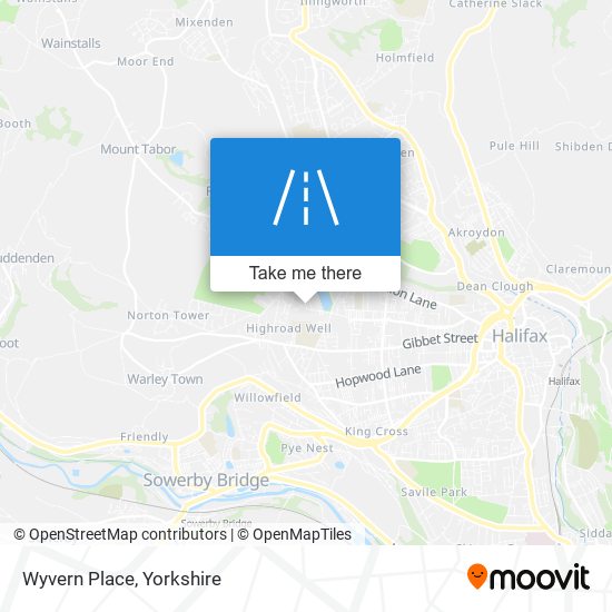 Wyvern Place map